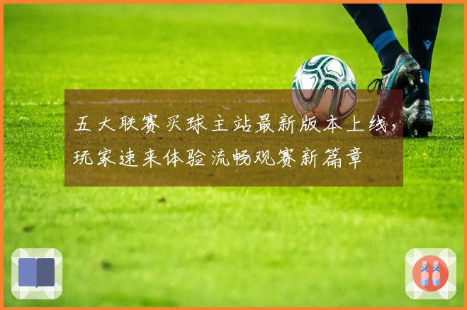 五大联赛买球主站最新版本上线，玩家速来体验流畅观赛新篇章