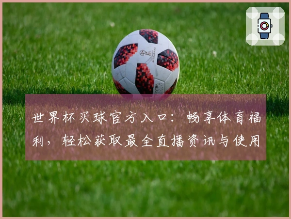 世界杯买球官方入口：畅享体育福利，轻松获取最全直播资讯与使用教程