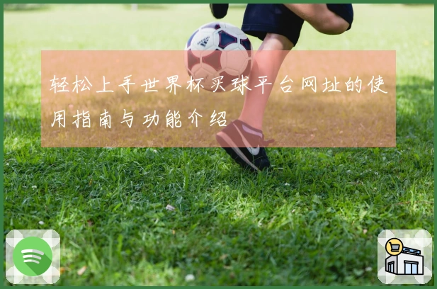 轻松上手世界杯买球平台网址的使用指南与功能介绍