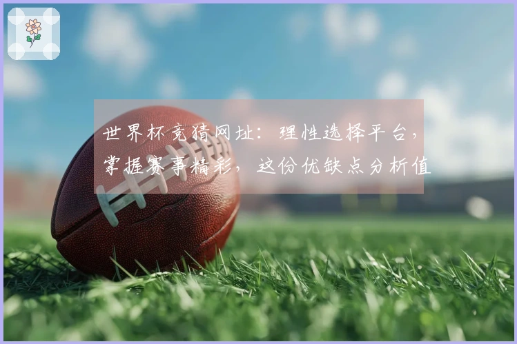 世界杯竞猜网址：理性选择平台，掌握赛事精彩，这份优缺点分析值得参考